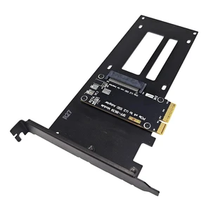 PCIe5.0 X4 to U.2 (SFF-8639) Adapter, for U.2 NVMe SSD, Applicable to Windows Server/Windows/Linux/Freebsd/Centos/Ubuntu System PCIe5.0 X4 to U.2 (SFF-8639) Adapter, for U.2 NVMe SSD, Applicable to Windows Server/Windows/Linux/Freebsd/Centos/Ubuntu System