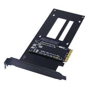 PCIe5.0 X4 to U.3 (SFF-8639) NVMe SSD Adapter, for U.3 NVMe SSD, Applicable to Windows Server/Windows/Linux/VMwareESX/ESXi/Freebsd/Centos/Ubuntu System PCIe5.0 X4 to U.3 (SFF-8639) NVMe SSD Adapter, for U.3 NVMe SSD, Applicable to Windows Server/Windows/Linux/VMwareESX/ESXi/Freebsd/Centos/Ubuntu System