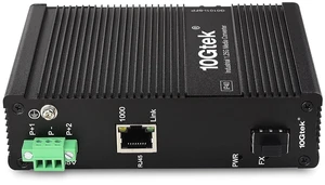 Industrial IP40, 1.25G Media Converter, (w/ 20-km SFP transceiver), G0101i, DIN-Rail Mount Industrial IP40, 1.25G Media Converter, (w/ 20-km SFP transceiver), G0101i, DIN-Rail Mount