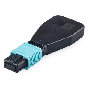MPO Fiber Optic Loopback Adapter, 12-Core OM3 50/125m Test Plug MPO Fiber Optic Loopback Adapter, 12-Core OM3 50/125m Test Plug
