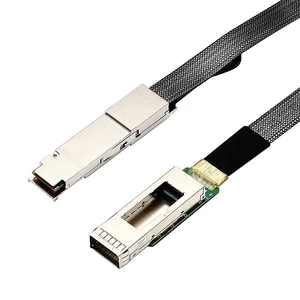 40G QSFP+ to QSFP+ Extender Cage with EEPROM on Extender Side, 3M Flat Cable in Nylon Jacket, 30AWG, 30cm 40G QSFP+ to QSFP+ Extender Cage with EEPROM on Extender Side, 3M Flat Cable in Nylon Jacket, 30AWG, 30cm