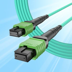 MPO Cable, Compatible with NVIDIA MFP7E10-N020, OM4 MPO-12 APC (Female) to MPO-12 APC (Female) Multimode Fiber Cable, Type B LSZH, 20-Meter MPO Cable, Compatible with NVIDIA MFP7E10-N020, OM4 MPO-12 APC (Female) to MPO-12 APC (Female) Multimode Fiber Cable, Type B LSZH, 20-Meter