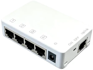 PoE Extender, 1 in 4 Out PoE Extender Support IEEE 802.3af/at with 10/100Mbps, Plug&Play PoE Extender, 1 in 4 Out PoE Extender Support IEEE 802.3af/at with 10/100Mbps, Plug&Play