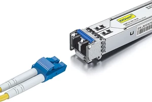 1000Base-LX Gigabit SFP LC SingleMode Transceiver& 1-Pack of 1-Meter Fiber Patch Cable - LC to LC OS2 1000Base-LX Gigabit SFP LC SingleMode Transceiver& 1-Pack of 1-Meter Fiber Patch Cable - LC to LC OS2