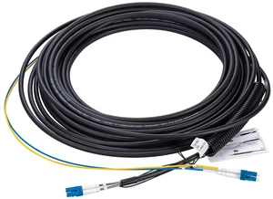 20 Meter LC to LC Outdoor Armored Fiber Patch Cable, Single Mode Duplex, 9/125m, 4G/5G Base Station Fiber Optic Cable, 66ft 20 Meter LC to LC Outdoor Armored Fiber Patch Cable, Single Mode Duplex, 9/125m, 4G/5G Base Station Fiber Optic Cable, 66ft
