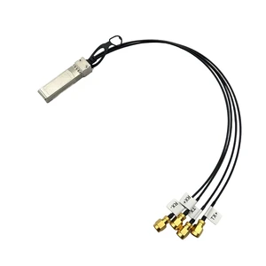 SFP+ HCB Test Adapter,0.3m SFF-8431 and SFF-8083 Compliance Tester for SFP+ Interface Cables, Hosts, and modules, 4 SMA Connectors for High-Speed Testing SFP+ HCB Test Adapter,0.3m SFF-8431 and SFF-8083 Compliance Tester for SFP+ Interface Cables, Hosts, and modules, 4 SMA Connectors for High-Speed Testing