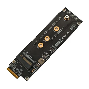 PCIe Gen5 E1.S to M.2 NVMe SSD Adapter, Supports 2230/2242/2260/2280 M-Key SSDs, Plug and Play for Windows/Linux/VMware PCIe Gen5 E1.S to M.2 NVMe SSD Adapter, Supports 2230/2242/2260/2280 M-Key SSDs, Plug and Play for Windows/Linux/VMware
