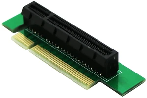PCIe PCI-E Express 8X Riser Extension Card Low-Height Angled PCIe PCI-E Express 8X Riser Extension Card Low-Height Angled