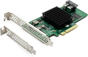 HBA Card, 8-Port (12Gb/s SAS or 6Gb/s SATA), Compare to LSI 9300-8i (IT Mode), (2X) SFF-8643 Connectors, PCIe3.0 X8 HBA Card, 8-Port (12Gb/s SAS or 6Gb/s SATA), Compare to LSI 9300-8i (IT Mode), (2X) SFF-8643 Connectors, PCIe3.0 X8