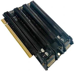 PCI-e 3.0 16X to 4 Ports PCIe 4X/16X Expansion Card,PCIe Bifurcation x16 to x4x4x4x4 Split Card with SATA Power Port PCI-e 3.0 16X to 4 Ports PCIe 4X/16X Expansion Card,PCIe Bifurcation x16 to x4x4x4x4 Split Card with SATA Power Port