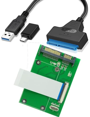 1.8-Inch 40-Pin ZIF HDD to SATA Adapter Card with USB 3.0/3.1 SATA Cable,Compatible with MK2008GAL MK3008GAL Hard Disk 1.8-Inch 40-Pin ZIF HDD to SATA Adapter Card with USB 3.0/3.1 SATA Cable,Compatible with MK2008GAL MK3008GAL Hard Disk