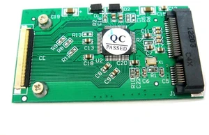 mSATA SSD to 40-Pin ZIF Adapter Card mSATA SSD to 40-Pin ZIF Adapter Card