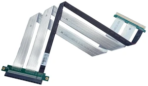 PCIe 4.0 x16 3M Riser Cable, Male 180° to Female 180° for Vertical Mount Graphics Cards, Compatible with RTX4090, RTX4080, RX7900XTX, 15cm/0.49ft PCIe 4.0 x16 3M Riser Cable, Male 180° to Female 180° for Vertical Mount Graphics Cards, Compatible with RTX4090, RTX4080, RX7900XTX, 15cm/0.49ft