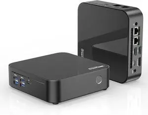 DreamQuest Mini PC Windows 11 Pro Preinstalled, Intel N150 (up to 3.6GHz) Mini Desktop Computers 16GB DDR4 512GB SSD, USB C, DP, HDMI, USB 3.2, Dual LAN,WiFi 5, Bluetooth, Support 4K 60Hz