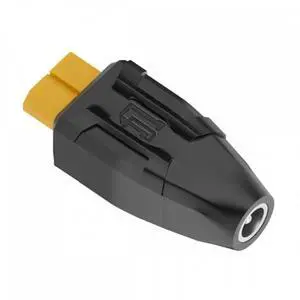 JVFYI XT60 Female SC100 Protocol to DC 5.5x2.1mm Female Fast Charging Adapter for RC Lipo Battery Quadcopter Multicopter Aeromodelling