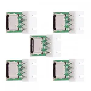JVFYI 5pcs/set DIY OEM Type C Female Socket Connector to 4Pin Pitch=2.54mm Wafer Socket Horizontal USB2.0 Pinout DC 5V Power JVFYI 5pcs/set DIY OEM Type C Female Socket Connector to 4Pin Pitch=2.54mm Wafer Socket Horizontal USB2.0 Pinout DC 5V Power