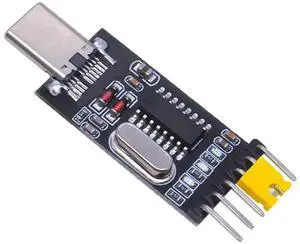 JVFYI USB-C Type-C Male To TTL Converter UART STC Module Serial Programmer CH340G CH340 3.3V 5V Adapter Replace PL-2303
