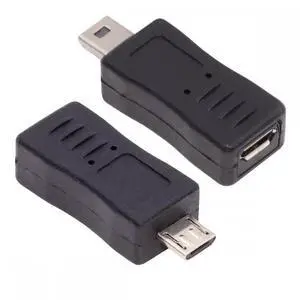 JVFYI 2pcs/lot Mini USB2.0 Male to Micro Female and Micro USB Male to Mini-USB Female Extension Connector Adapter