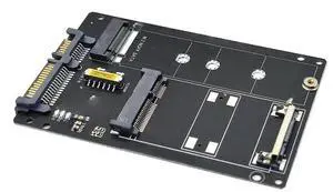 JVFYI FOR M2/mSATA to SATA Adapter Converter M.2 to SATA 3.0 2.5 Inch Riser Board M2 B Key + mSATA Adapter for NGFF M.2 SATA SSD mSATA SSD JVFYI FOR M2/mSATA to SATA Adapter Converter M.2 to SATA 3.0 2.5 Inch Riser Board M2 B Key + mSATA Adapter for NGFF M.2 SATA SSD mSATA SSD