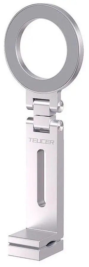 JVFYI Multi-Function Magnetic Foldable Phone Stand - 360° Adjustable Gooseneck, Portable for Travel, Desk, Car, Airplane, Compatible with MagSafe & Phones with Ring Silver JVFYI Multi-Function Magnetic Foldable Phone Stand - 360° Adjustable Gooseneck, Portable for Travel, Desk, Car, Airplane, Compatible with MagSafe & Phones with Ring Silver