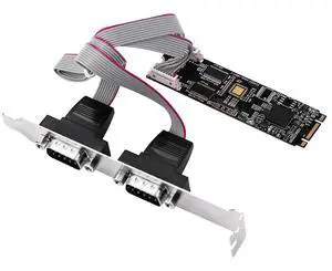 Quantum High-Speed M.2 to 2-Port RS232 Serial Card for Industrial Embedded Systems PC Quantum High-Speed M.2 to 2-Port RS232 Serial Card for Industrial Embedded Systems PC