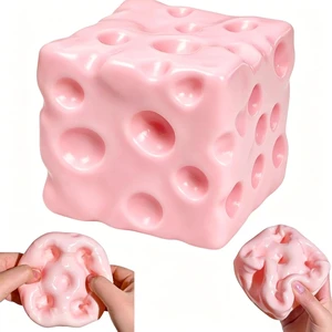 Coconut Oil Squishy, Non Rebound Moldable Jumbo Cheese Block Squeeze Toy2026 New Silky Jelly Texture Sensory Fidget Toy for Stress & Anxiety Relief, Adult Desk Decompression Gift Pink Coconut Oil Squishy, Non Rebound Moldable Jumbo Cheese Block Squeeze Toy2026 New Silky Jelly Texture Sensory Fidget Toy for Stress & Anxiety Relief, Adult Desk Decompression Gift Pink