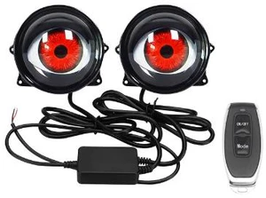 Upgraded "Demon Eye" LED Headlight Kit Dynamic LED Projector Headlight Kit with Realistic "Ghost Eye" Effect (Includes Wireless Remote) 6-Mode Version (Set of 2) Upgraded "Demon Eye" LED Headlight Kit Dynamic LED Projector Headlight Kit with Realistic "Ghost Eye" Effect (Includes Wireless Remote) 6-Mode Version (Set of 2)