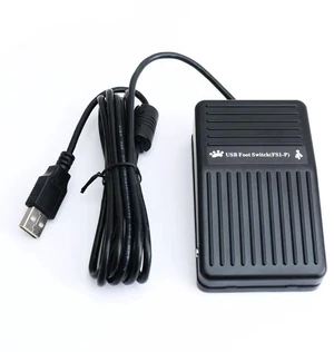 USB Gaming Foot Switch, 2m Cable, With Ferrite Bead, Anti-Interference, HID Programmable 1-Pedal, Anti-Slip Heavy Duty, MMO Macro Controller for PC, Keyboard, FPS USB Gaming Foot Switch, 2m Cable, With Ferrite Bead, Anti-Interference, HID Programmable 1-Pedal, Anti-Slip Heavy Duty, MMO Macro Controller for PC, Keyboard, FPS