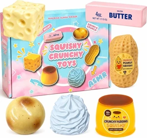 6PCS Crunchy Squishy Box Mystery Fun Asmr Feel Set
Crunchy Squishies Stress Balls Blind Slow Return Squishies, Relief Hand Relax Desk Decor Party Favor Gifts for Adult 6PCS Crunchy Squishy Box Mystery Fun Asmr Feel Set
Crunchy Squishies Stress Balls Blind Slow Return Squishies, Relief Hand Relax Desk Decor Party Favor Gifts for Adult