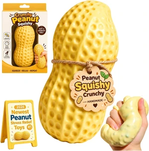 Crunchy Peanut Squishy Asmr Bead Filled, Slow Rising Squeeze (Peanut A) Squeeze Stress Peanut Squishies Slow Rising Squeeze Portable Rebound Calming Anxiety Relief Tool for Adults Crunchy Peanut Squishy Asmr Bead Filled, Slow Rising Squeeze (Peanut A) Squeeze Stress Peanut Squishies Slow Rising Squeeze Portable Rebound Calming Anxiety Relief Tool for Adults