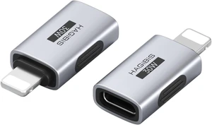 Hagibis USB-C to Lightning Adapter 2 Pack, 30W Fast Charging Type-C Female to Lightning Male Charging Converter, Date Transfer for iPhone 8/Xs/11/12/13/14 Pro Max AirPods iPad Hagibis USB-C to Lightning Adapter 2 Pack, 30W Fast Charging Type-C Female to Lightning Male Charging Converter, Date Transfer for iPhone 8/Xs/11/12/13/14 Pro Max AirPods iPad