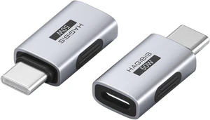 Hagibis Lightning to USB-C Adapter 2 Pack, 50W Fast Charging Lightning Female to Type-C Male Charging Converter, Date Transfer for iPhone 15/16/17 Pro Max AirPods 2 iPad Pro Hagibis Lightning to USB-C Adapter 2 Pack, 50W Fast Charging Lightning Female to Type-C Male Charging Converter, Date Transfer for iPhone 15/16/17 Pro Max AirPods 2 iPad Pro