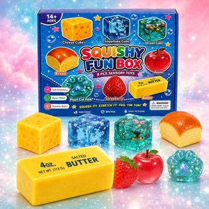 8Pcs Squishy Fun Box Set, 2026 Squeeze Fidget Kit with Big Mini Real Squishies, Soft Stretchy Sensory Pack for Adults Teens Anxiety Stress Relief, Cute Desk Decor & Surprise Holiday Birthday Gift 8Pcs Squishy Fun Box Set, 2026 Squeeze Fidget Kit with Big Mini Real Squishies, Soft Stretchy Sensory Pack for Adults Teens Anxiety Stress Relief, Cute Desk Decor & Surprise Holiday Birthday Gift