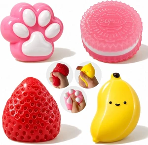 Taba Cute Squishy Toys for Girls, Sensory Squeeze Fidget Toys for Kids
4 Pack, Washable, Cute kawaii design, TPR material, Sensory play, Kids Girls, Party favors, Goodie bag filler Taba Cute Squishy Toys for Girls, Sensory Squeeze Fidget Toys for Kids
4 Pack, Washable, Cute kawaii design, TPR material, Sensory play, Kids Girls, Party favors, Goodie bag filler