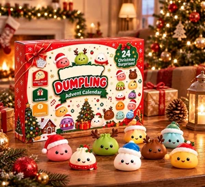 Christmas Squishy Advent Calendar 2026, 24-Days Countdown Calendar with Mini Silicone Squeeze Figures for Adults, Cute Holiday Collectible Characters for Christmas and Holiday Gifting (A) Christmas Squishy Advent Calendar 2026, 24-Days Countdown Calendar with Mini Silicone Squeeze Figures for Adults, Cute Holiday Collectible Characters for Christmas and Holiday Gifting (A)