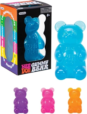 Schylling NeeDoh Gummy Bear - Sensory Fidget Toy with Jelly-Like Filling - 3.5" Tall - Colors May Vary (Pack of 1) Schylling NeeDoh Gummy Bear - Sensory Fidget Toy with Jelly-Like Filling - 3.5" Tall - Colors May Vary (Pack of 1)