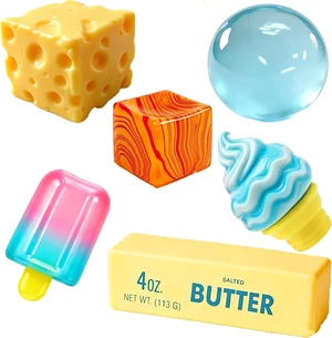 Slow Rebound Cute Butter Squeeze , 2026 New Squeeze Ball Realistic Butter Stick Soft Squeeze Toys, Upgrade Stress Relief Fidget Toys Wet Slow Rebound Stress Relief Toy (Colorful A) Slow Rebound Cute Butter Squeeze , 2026 New Squeeze Ball Realistic Butter Stick Soft Squeeze Toys, Upgrade Stress Relief Fidget Toys Wet Slow Rebound Stress Relief Toy (Colorful A)