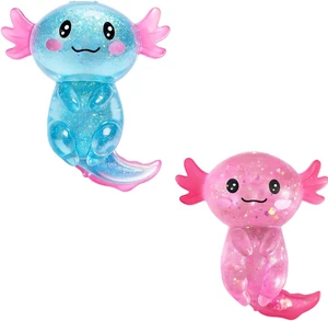 2 Packs Axolotl Squishy Stress Relief Toy, Glitter Stretchy Axolotls Stress Soft Squeeze Sensory Fidget Toys for Kids Adults, Cute Axolotls Squishies Party Favors Classroom Bluepink 2 Packs Axolotl Squishy Stress Relief Toy, Glitter Stretchy Axolotls Stress Soft Squeeze Sensory Fidget Toys for Kids Adults, Cute Axolotls Squishies Party Favors Classroom Bluepink