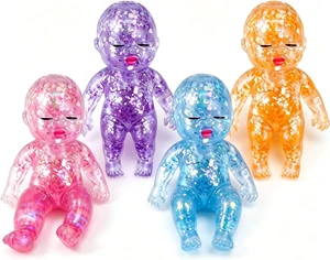 4PCS Glitter Squishies Toys, Portable Desk Decor & Anxiety Relief Gift
4.72" Soft Squeezable Fidget Toy, Slow Rising Squish, Soft Squeeze Stress Relief, Cute Sparkly Sensory Decompression Doll