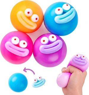 JOYIN 4 Pcs Funny Stress Relief Toys, Cute Face Squishy Toy Stress Ball for Adults & Kids, Slow-Rising Sensory Toy, Soft Squeeze Toys, Birthday Gifts, Office Desk Decompression Toy, Party Favors JOYIN 4 Pcs Funny Stress Relief Toys, Cute Face Squishy Toy Stress Ball for Adults & Kids, Slow-Rising Sensory Toy, Soft Squeeze Toys, Birthday Gifts, Office Desk Decompression Toy, Party Favors
