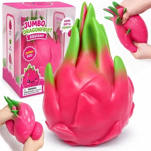 Jumbo Dragon Squishy Toy, 7.1 Inch Giant Soft Fruit Squeeze Toy Gifts
Big Fake Fruit Squishies for Stress Relief, Dragon Sensory Fidget Toys, Desk Decor, Party Favors, Christmas Birthday Gift