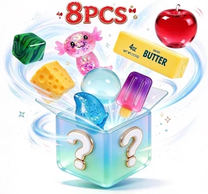 8 PCS Squishy Pack, Squishy Squeeze Toys Set Fun, Mystery Squishy Set
Contains 8 Random Styles & Colors such as butter, cheese, cubes, coconut oil, etc,for Stocking Stuffers,Party Favor Gift 8 PCS Squishy Pack, Squishy Squeeze Toys Set Fun, Mystery Squishy Set
Contains 8 Random Styles & Colors such as butter, cheese, cubes, coconut oil, etc,for Stocking Stuffers,Party Favor Gift