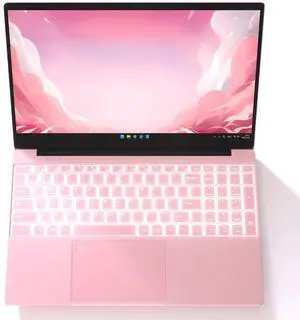 Auusda Business Laptop Computer for Work, Notebook PC for College Students, 15.6" FHD Display, Up to 3.4GHz CPU, Backlit Keyboard, Fingerprint ID, Up to 10TB Storage, 16GB DDR4 RAM, 1TB NVMe, Pink Auusda Business Laptop Computer for Work, Notebook PC for College Students, 15.6" FHD Display, Up to 3.4GHz CPU, Backlit Keyboard, Fingerprint ID, Up to 10TB Storage, 16GB DDR4 RAM, 1TB NVMe, Pink