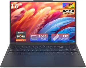 Exsurf T160R-3500U-16+1TB-Black Notebook 