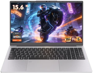 Auusda 2026 15.6" Silver Laptop, R3 3250C up to 3.5GHz, Win11 Compatible, WiFi 6, Backlit Keyboard + Fingerprint, Dual Full-Featured Type-C, 6000mAh, Portable Laptop for Work, 8GB RAM 256GB SSD Auusda 2026 15.6" Silver Laptop, R3 3250C up to 3.5GHz, Win11 Compatible, WiFi 6, Backlit Keyboard + Fingerprint, Dual Full-Featured Type-C, 6000mAh, Portable Laptop for Work, 8GB RAM 256GB SSD