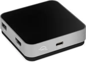 OWC Travel Dock USB C Docking Station, 4k Resolution Universal Laptop Docking Station with Charging 100W, Thunderbolt 3, HDMI 2.0, and SD Card, 5 Ports of Connectivity, Space Grey