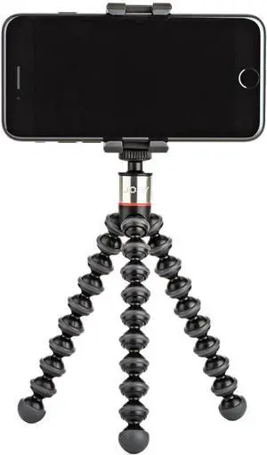 JOBY GripTight ONE GP, Universal Phone Holder, Magnetic GorillaPod Flexible Small Tripod for Smartphone, Foldable and Portable , Watch FIFA World Cup Football, Black