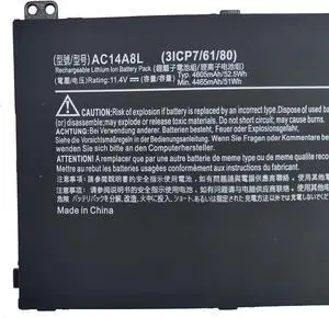 Batterymarket New AC14A8L Replacement Battery Compatible with Acer V15 Nitro Aspire VN7-571 VN7-591 VN7-571G VN7-791G VN7-791 Series 11.4V 52.5Wh