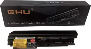 GHU New Battery 57 Wh for 33+ 41U3198 43R2499 42T4531 Compatible with Lenovo Thinkpad T61 R61 R61i 14-Inch Widescreen R400 T400 42T5263 42T5229 42T5227 42T4677 42T5265 42T4552 42T5228 42T4530