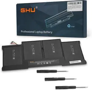 GHU A1466 Replacement Battery for MacBook Air 13 Inch A1466(mid 2012-2017) A1369(2010-2011) A1496 A1405 A1377(EMC 2925) 7.3V 50Wh 6700Mah